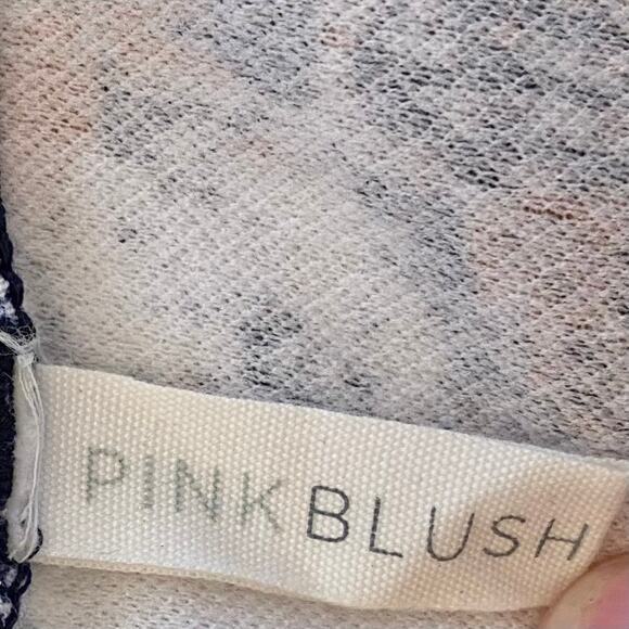 Pink Blush Maternity Blue Pink Printed Short Sleeve Dress 2XL - Picture 3 of 7